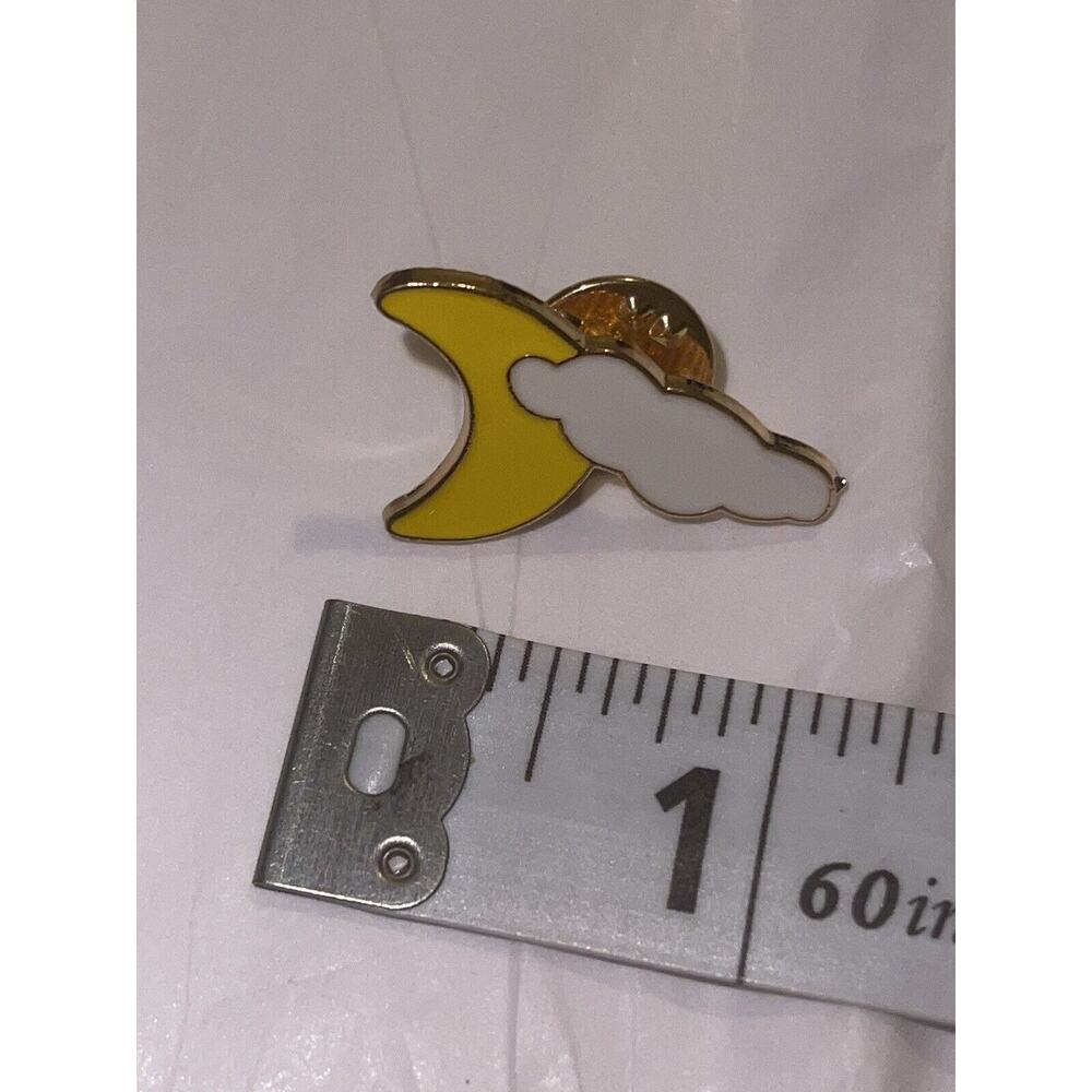 Mystical Spiritual Moon Cloud Pin Brooch